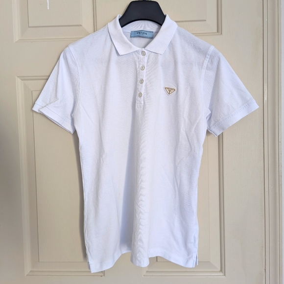 Prada White Polo Shirt - Picture 1 of 4
